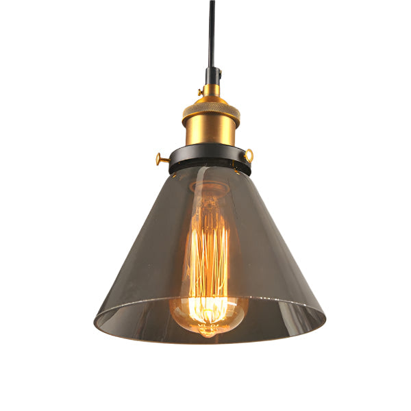 FERROLA – Antique Industrial Glass Pendant Light