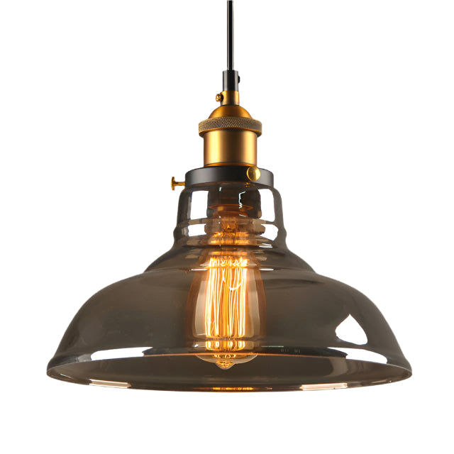 FERROLA – Antique Industrial Glass Pendant Light