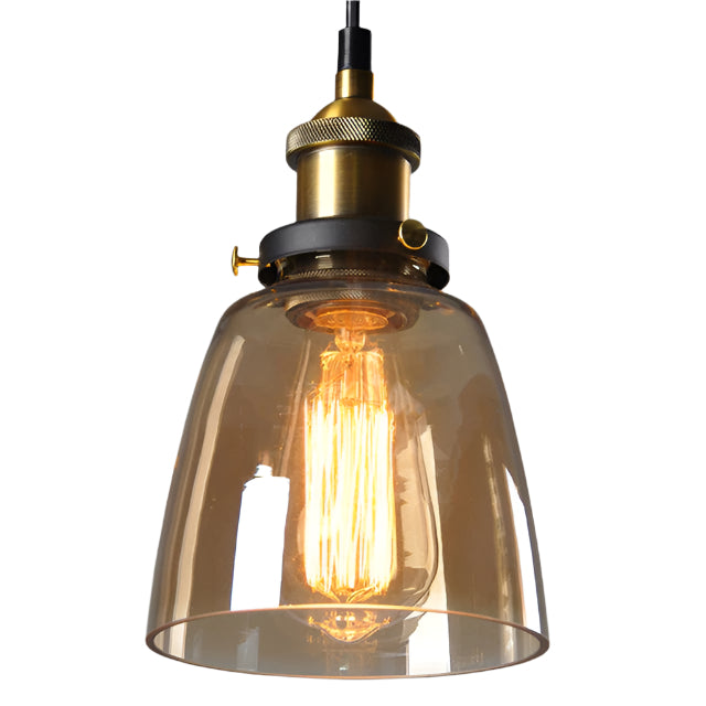FERROLA – Antique Industrial Glass Pendant Light