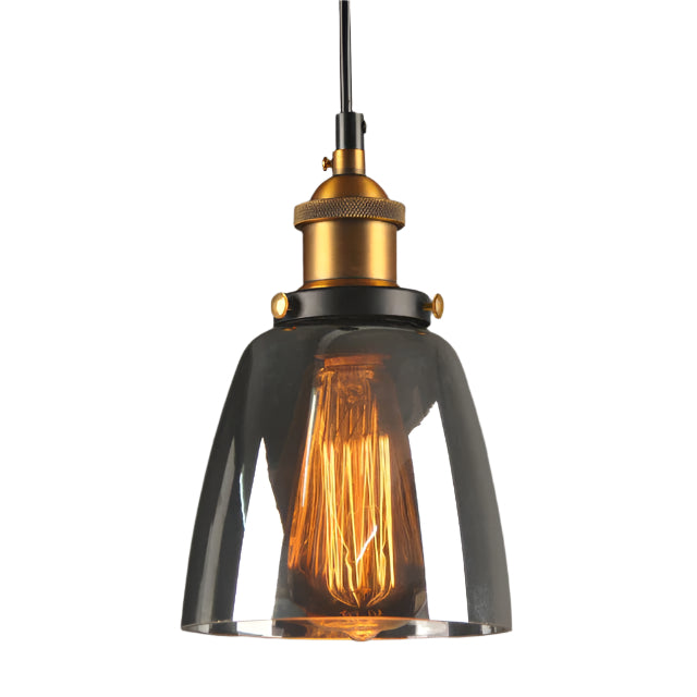 FERROLA – Antique Industrial Glass Pendant Light