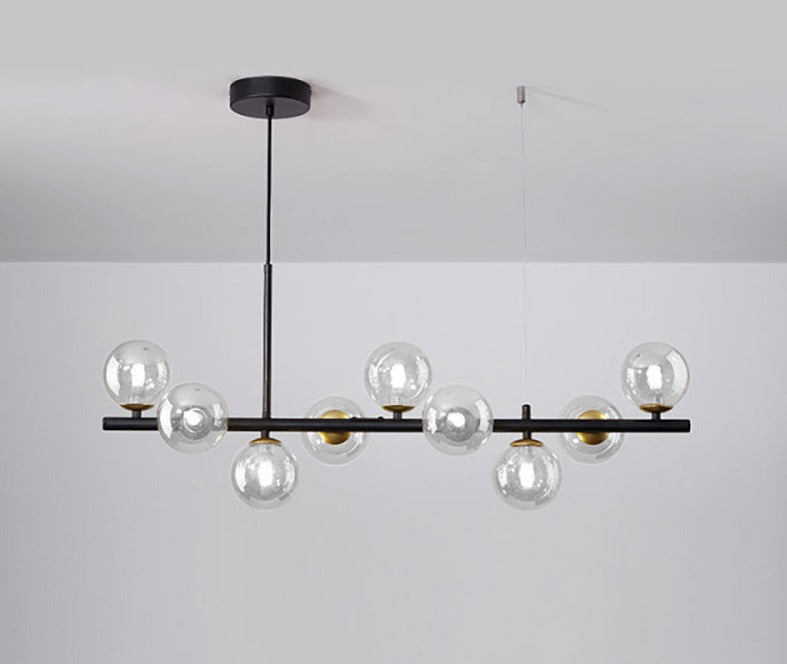 NORDORE – Elegant Iron and Glass Dining Ceiling Light