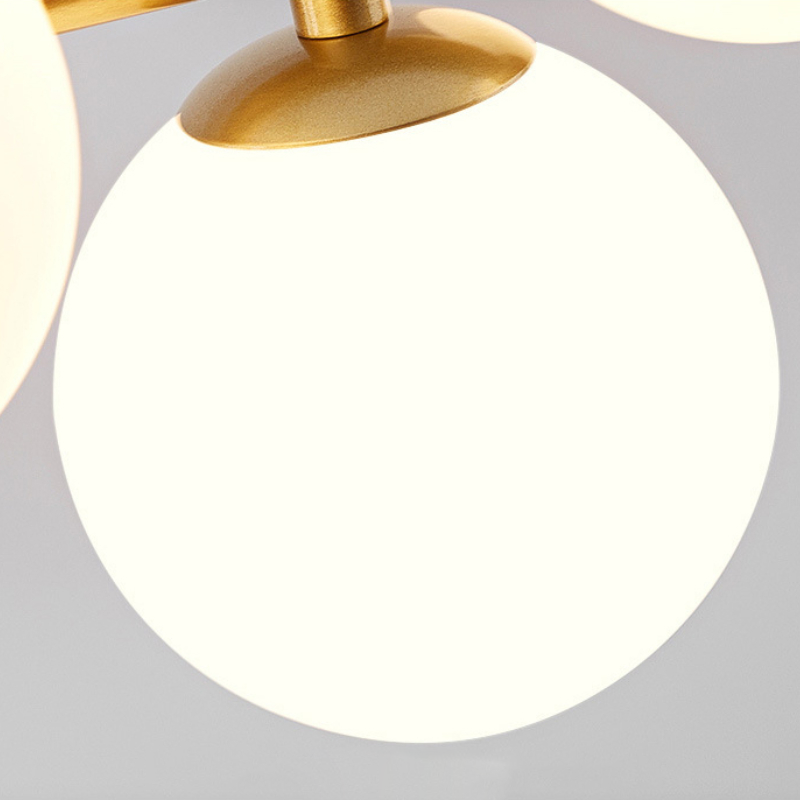 NORDORE – Elegant Iron and Glass Dining Ceiling Light