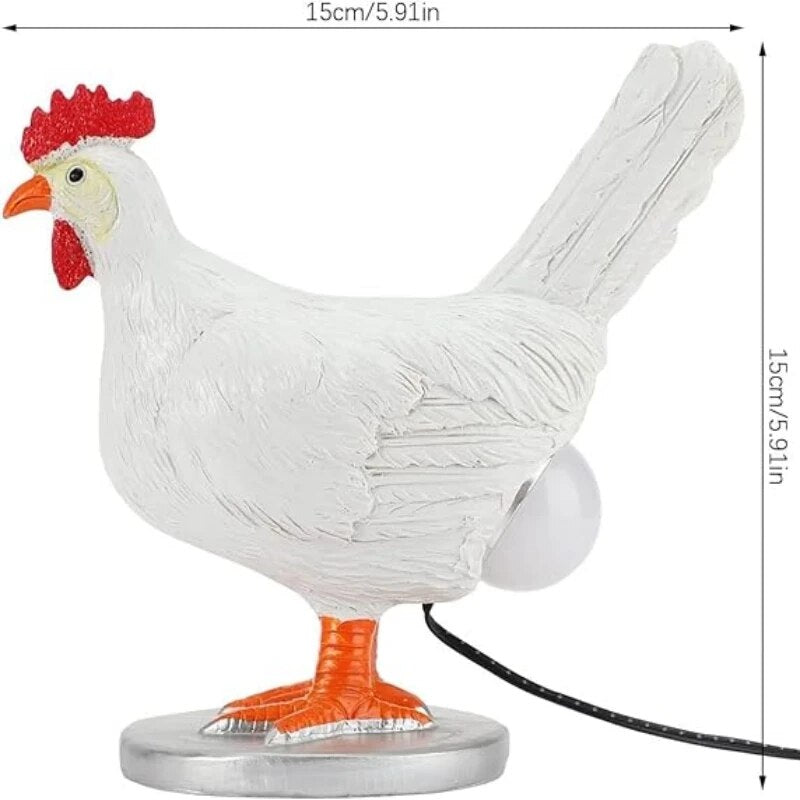 CLUCKORA – Decorative Chicken Table Lamp