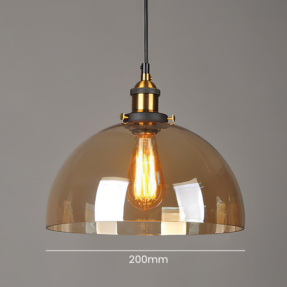 GLASSPIRE - Minimalist Clear Glass Pendant Light
