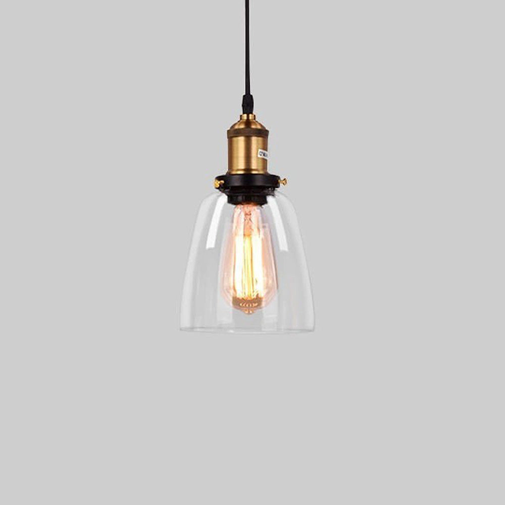 GLASSPIRE - Minimalist Clear Glass Pendant Light