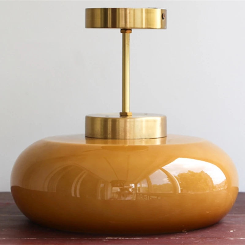FIORÉN – Mid Century Modern Orange Ceiling Light Fixture