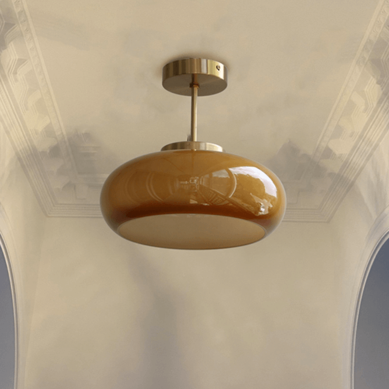FIORÉN – Mid Century Modern Orange Ceiling Light Fixture