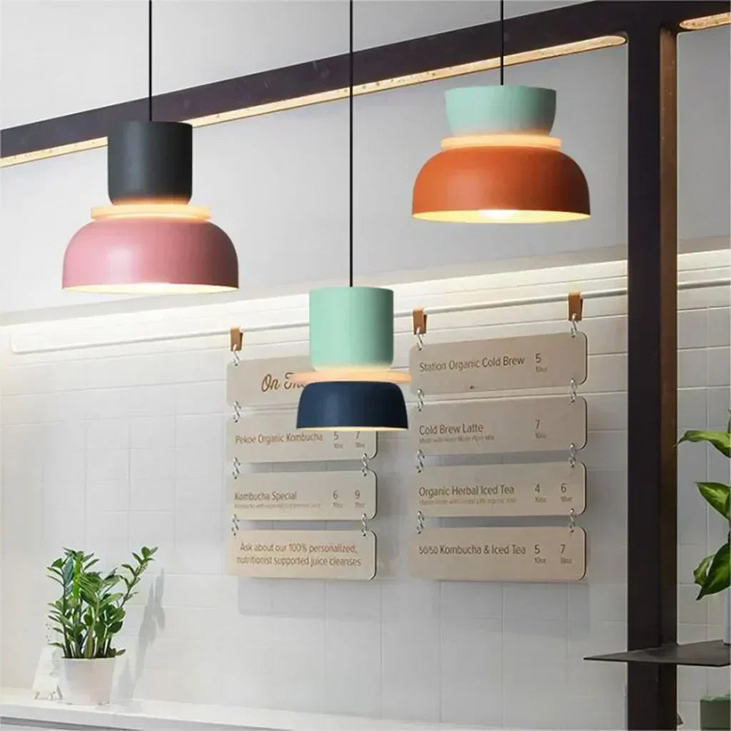 LUMELIE – Color Block Modern Pendant Light