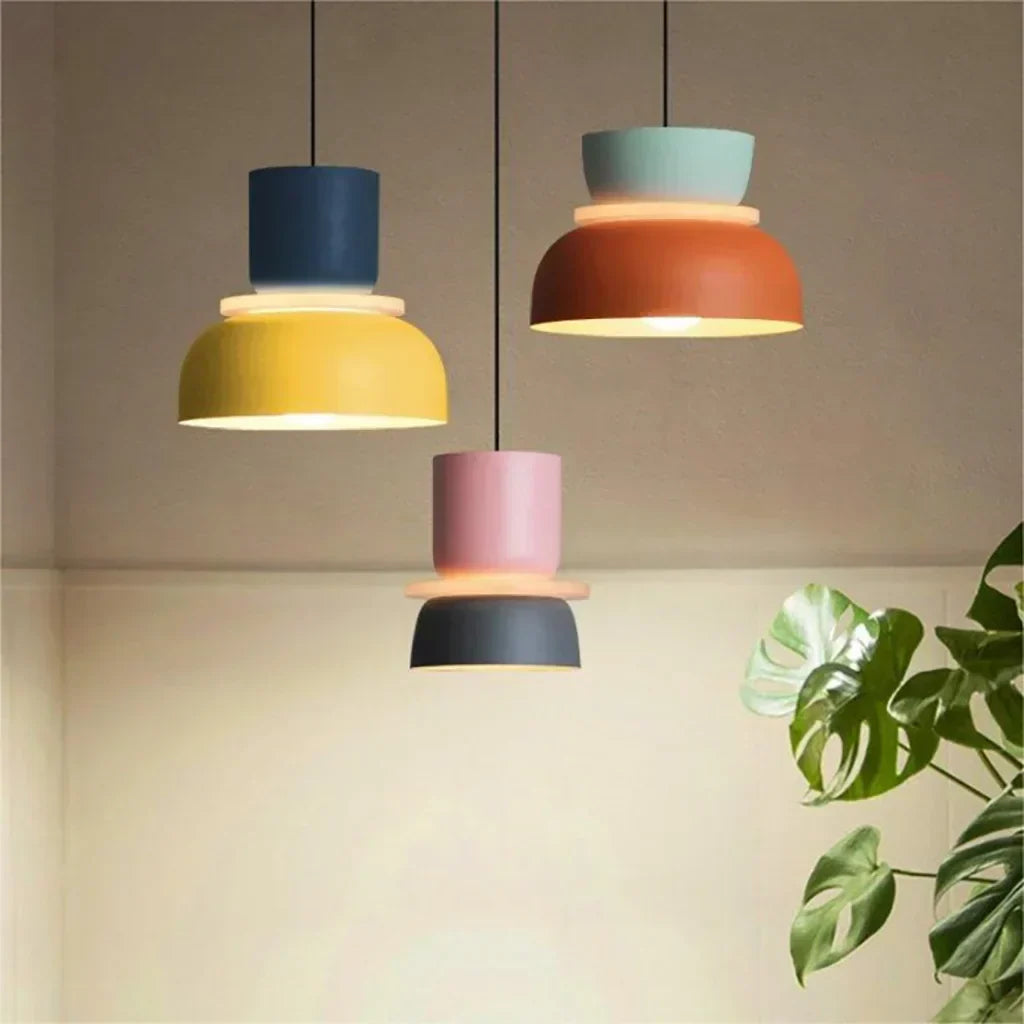 LUMELIE – Color Block Modern Pendant Light