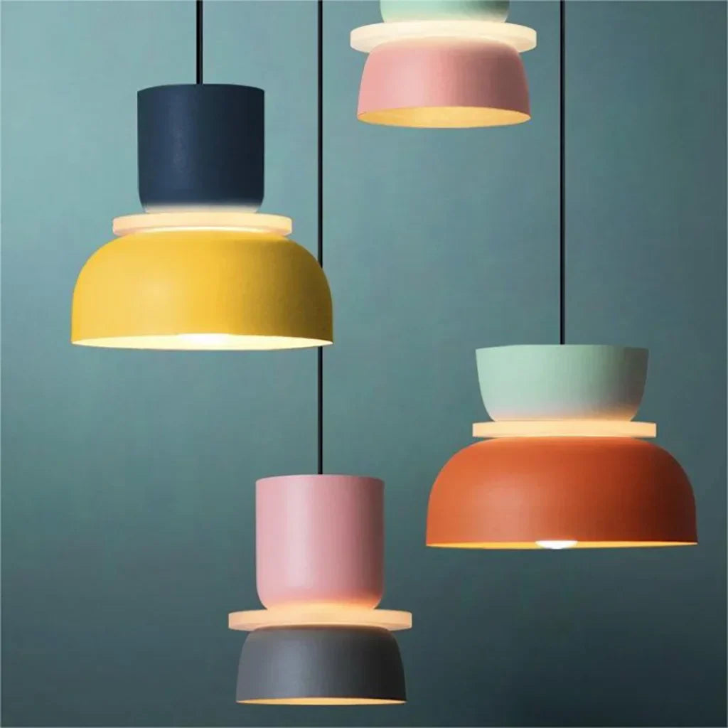 LUMELIE – Color Block Modern Pendant Light