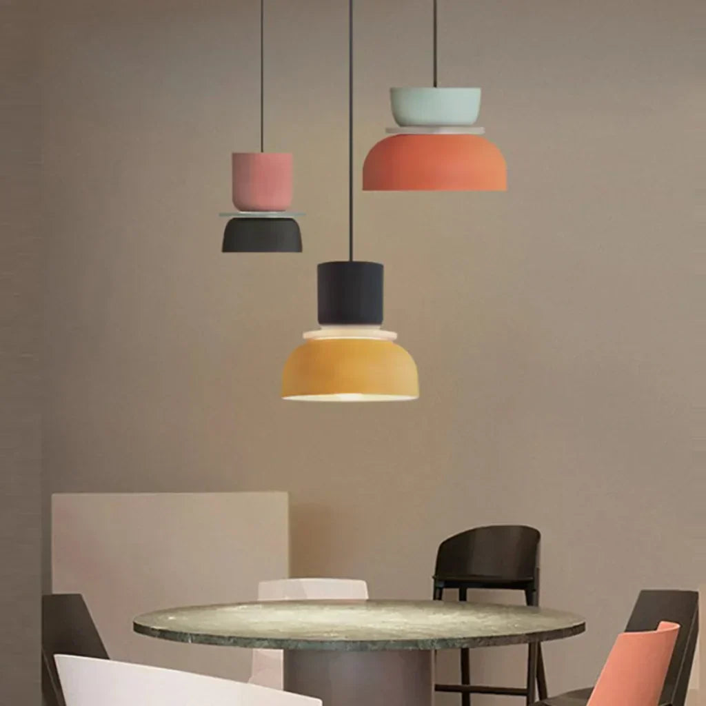 LUMELIE – Color Block Modern Pendant Light