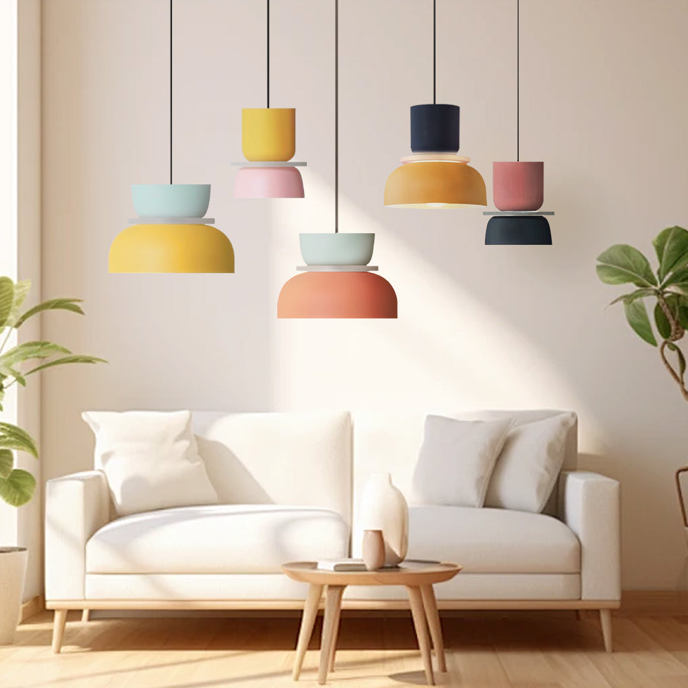 LUMELIE – Color Block Modern Pendant Light