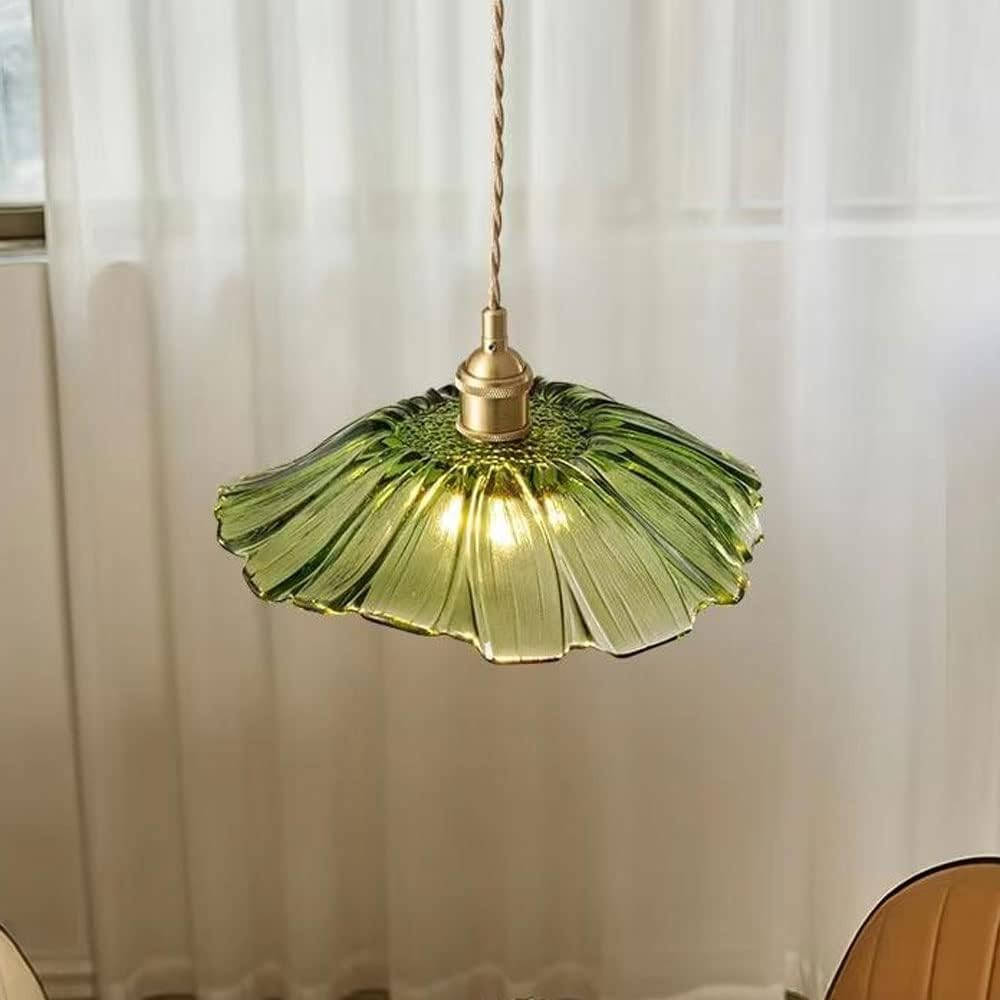 VITRANO - Retro Glass Floral Pendant Light