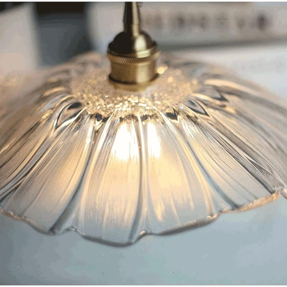 VITRANO - Retro Glass Floral Pendant Light