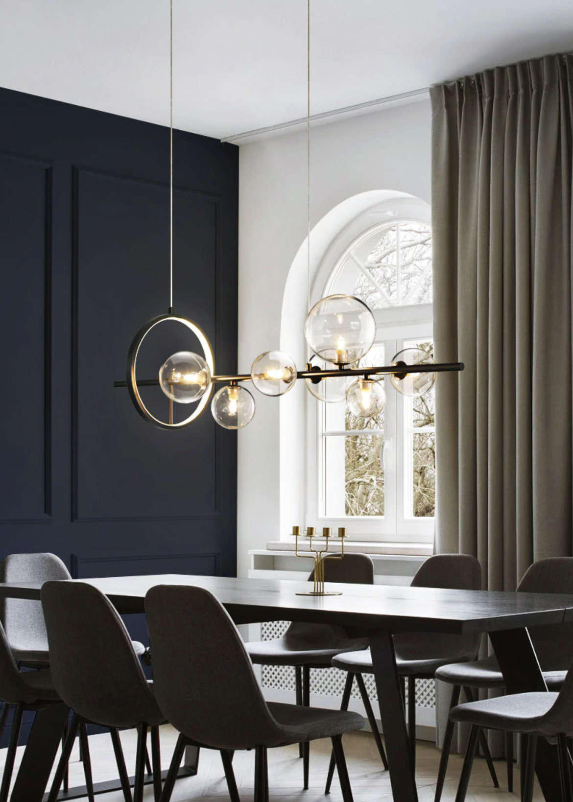 GLOSAIRE – Artistic Clear Globe Chandeliers