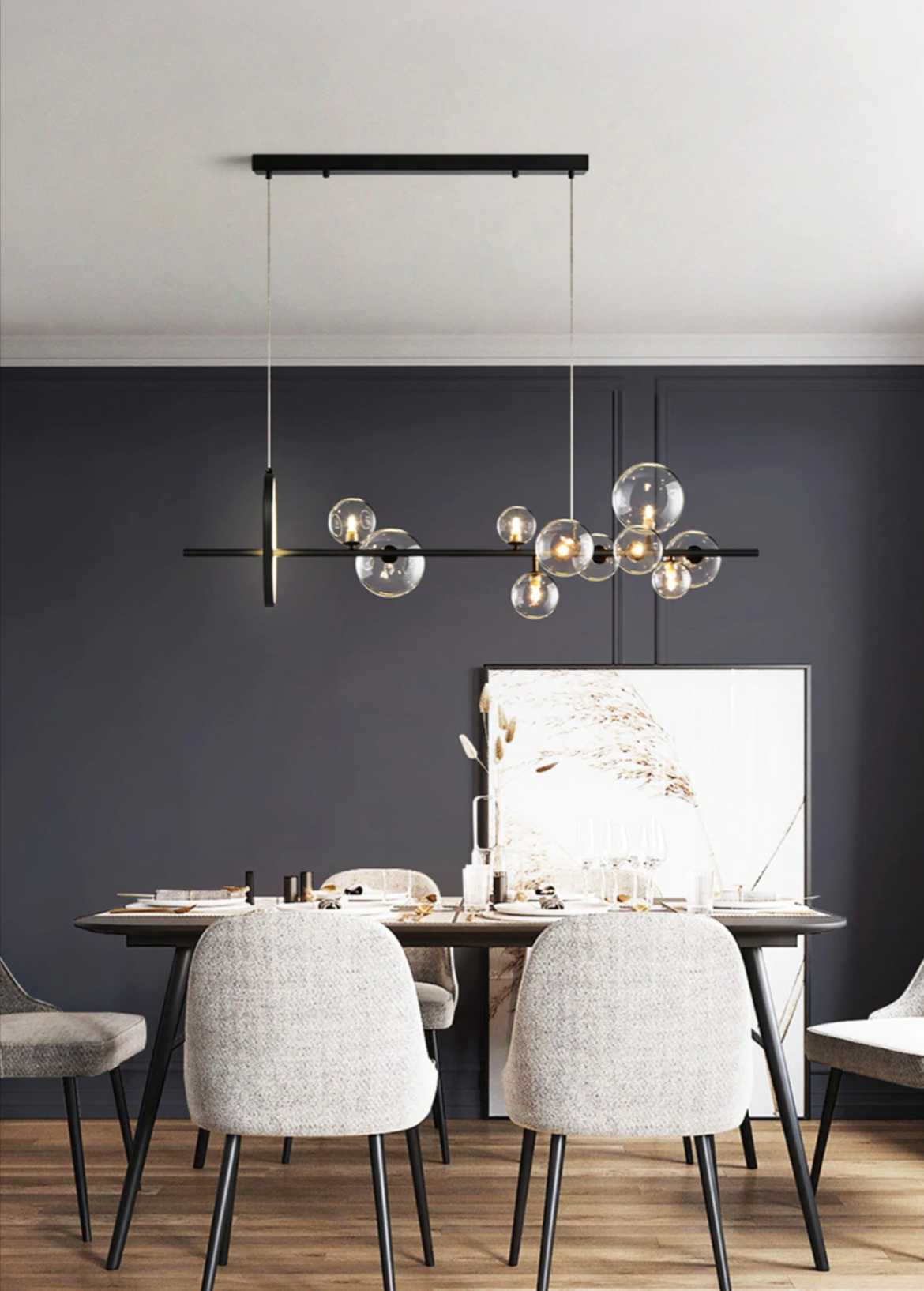 GLOSAIRE – Artistic Clear Globe Chandeliers