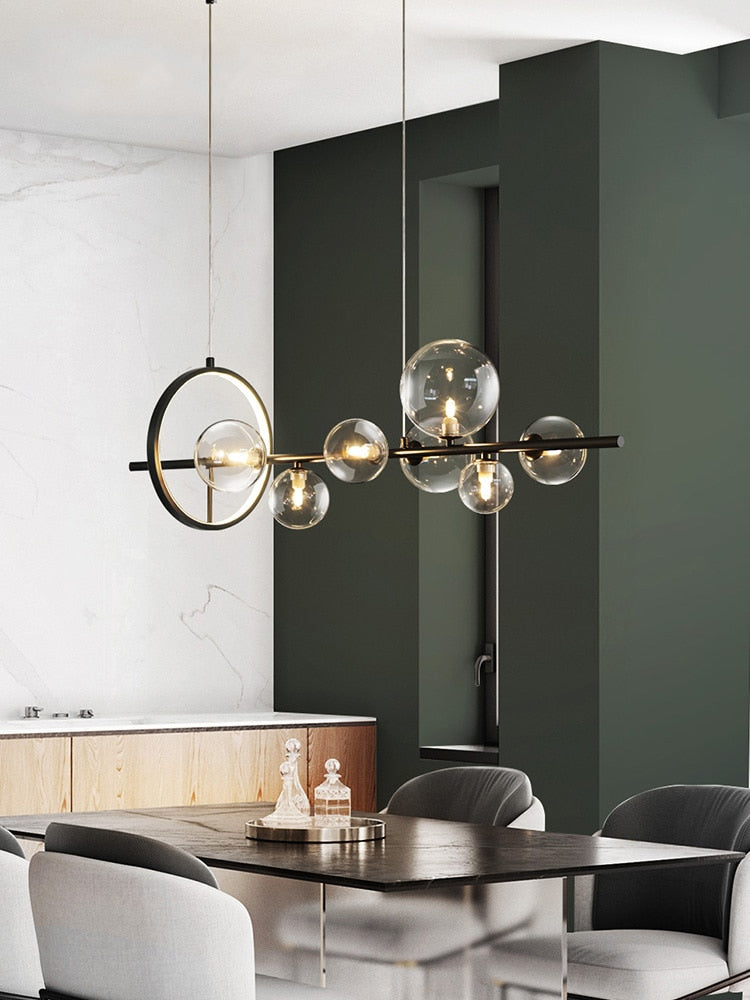 GLOSAIRE – Artistic Clear Globe Chandeliers