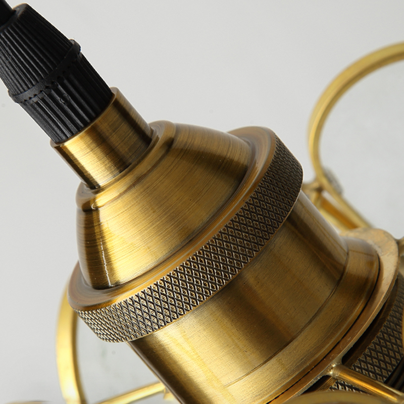 FLORAVO – Brass Glass Pendant Light
