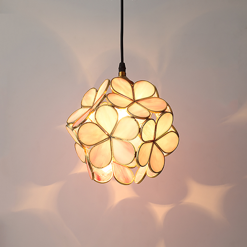 FLORAVO – Brass Glass Pendant Light