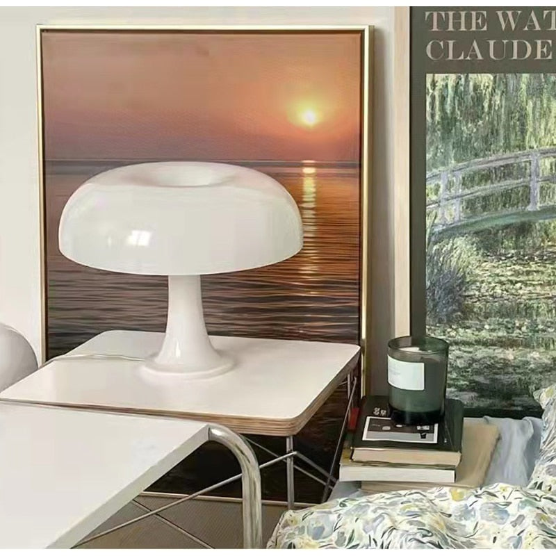MELVO - Minimalist Mushroom Table Lamp