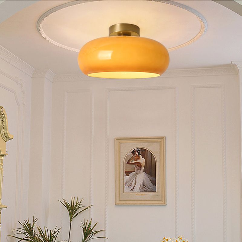 ZENTICA - Antique Glass Ceiling Light