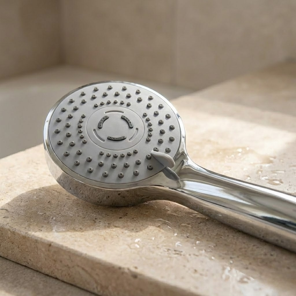 Nirree Streamflow | Chrome High Pressure Shower Head with 5-Mode Spray