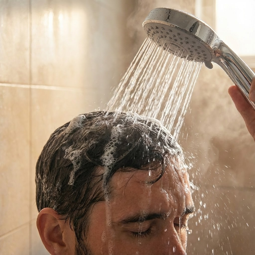 Nirree Streamflow | Chrome High Pressure Shower Head with 5-Mode Spray