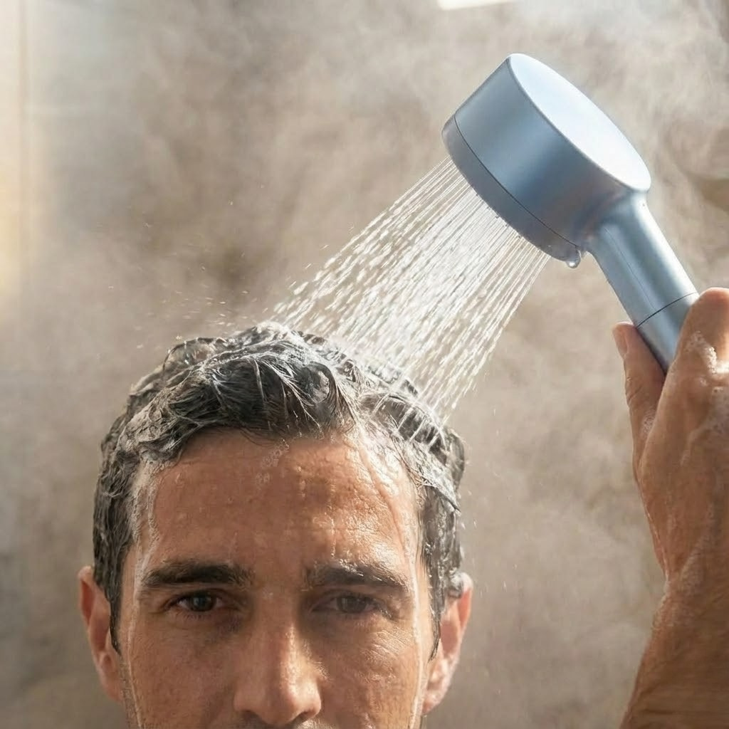 Nirree Aquaring | High Pressure Shower Head with 5-Mode Adjustable Spray