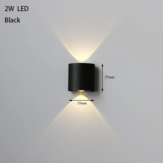 VIVARA - Sleek LED Outdoor Wall Sconce Light