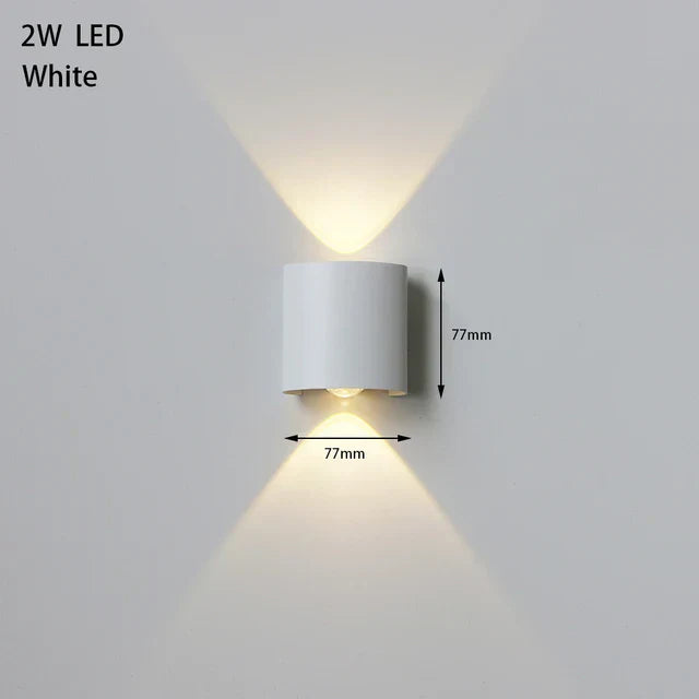 VIVARA - Sleek LED Outdoor Wall Sconce Light