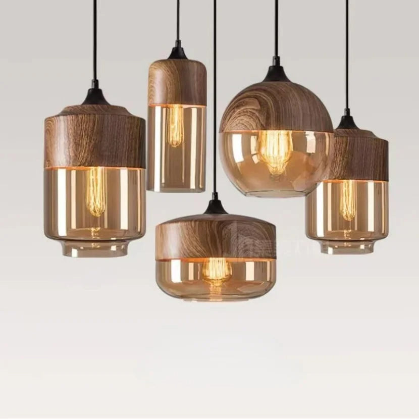 GLOVARE - Modern Blown Glass Pendant Light