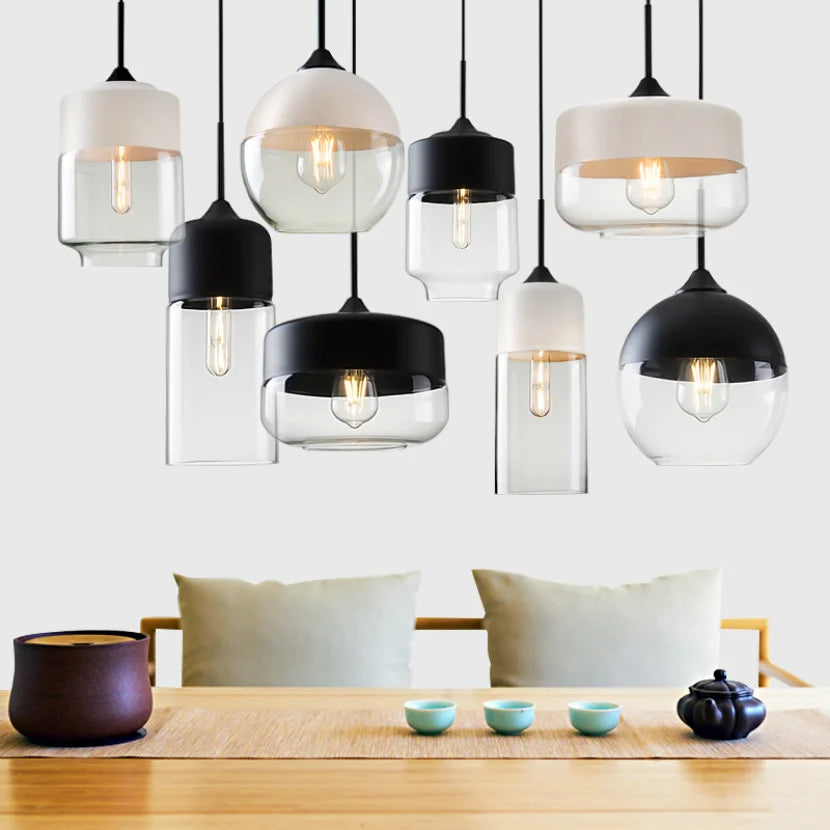 GLOVARE - Modern Blown Glass Pendant Light
