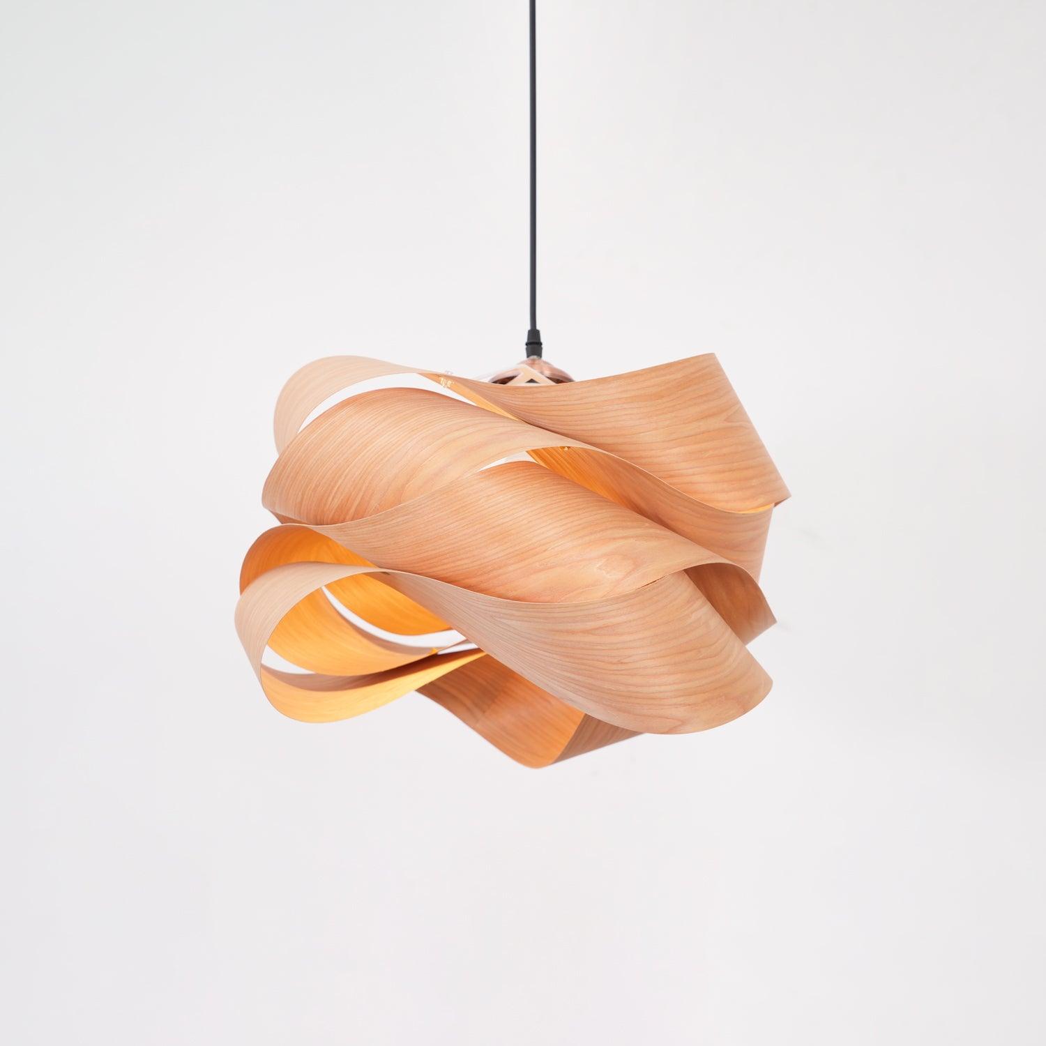 NATURAEL - Modern Wood Grain Pendant Light