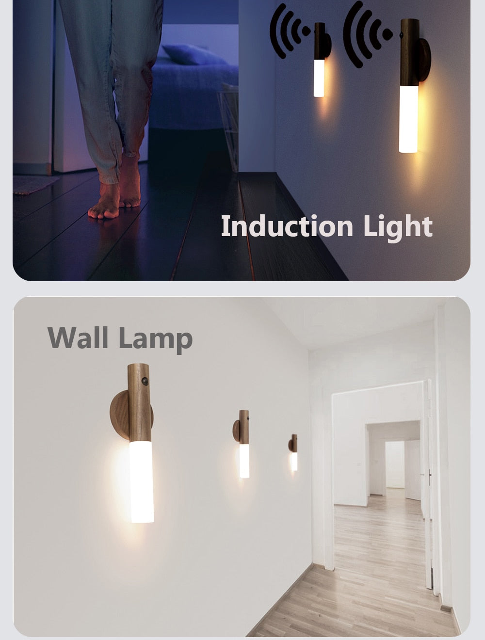 VIVILITE – Rechargeable Motion Sensor LED Night Wall Light