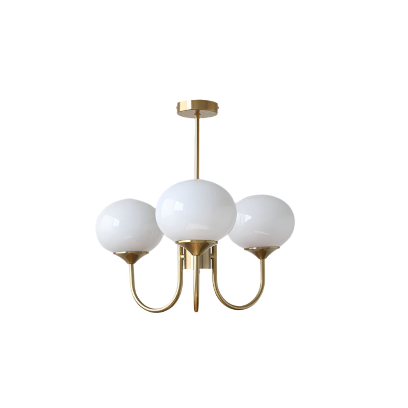 VINTELL - Designer Flush Mount Ceiling Light with Colorful Glass