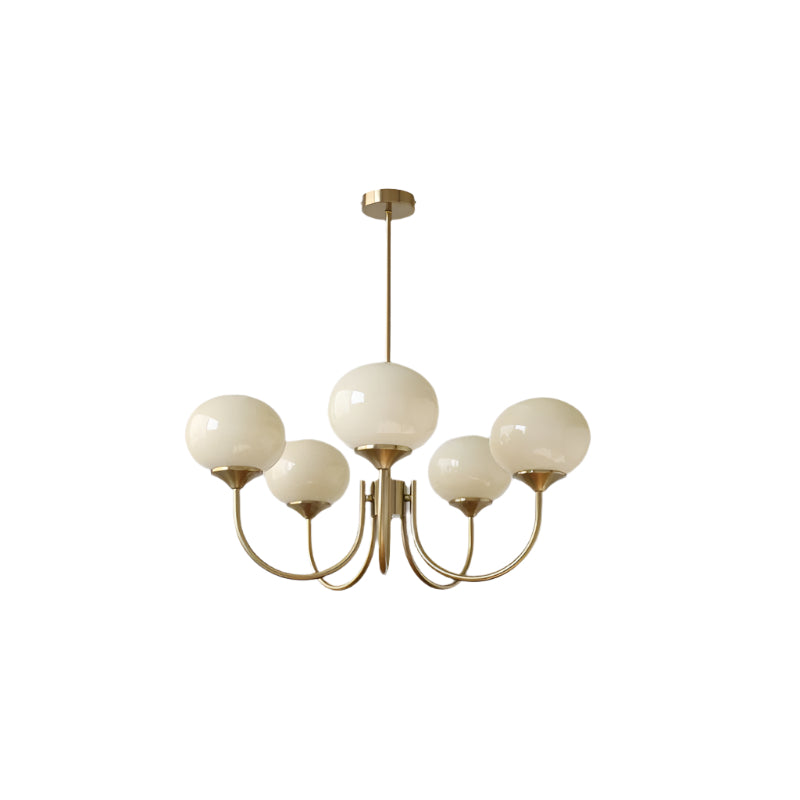 VINTELL - Designer Flush Mount Ceiling Light with Colorful Glass