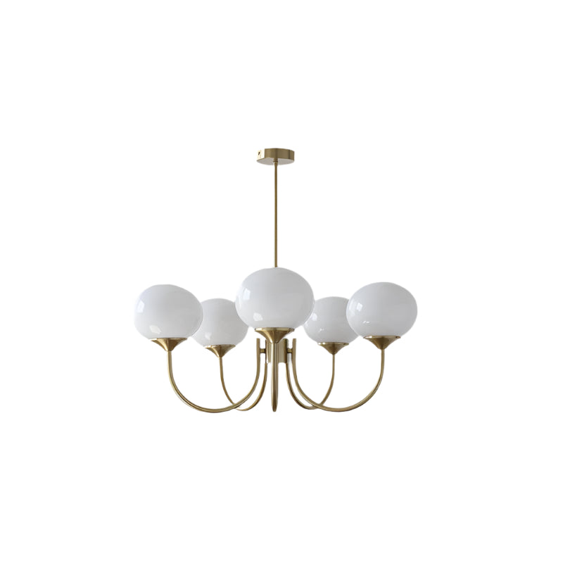 VINTELL - Designer Flush Mount Ceiling Light with Colorful Glass