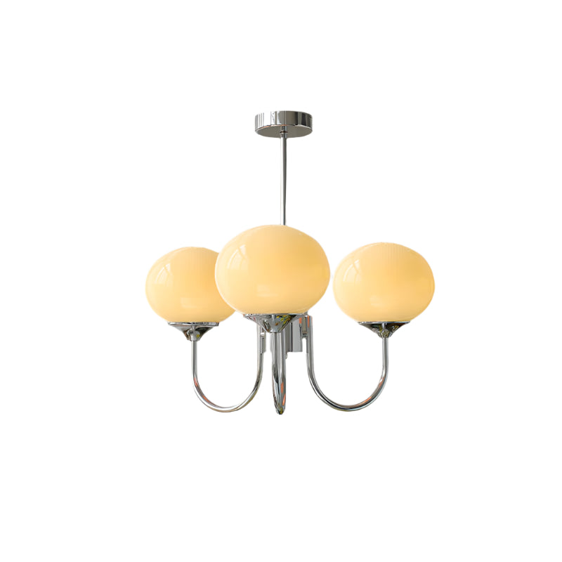 VINTELL - Designer Flush Mount Ceiling Light with Colorful Glass
