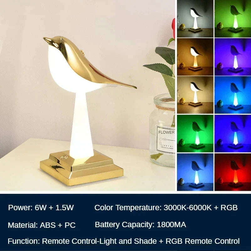 AURIBIRD - Decorative Ekster Bird Table Light