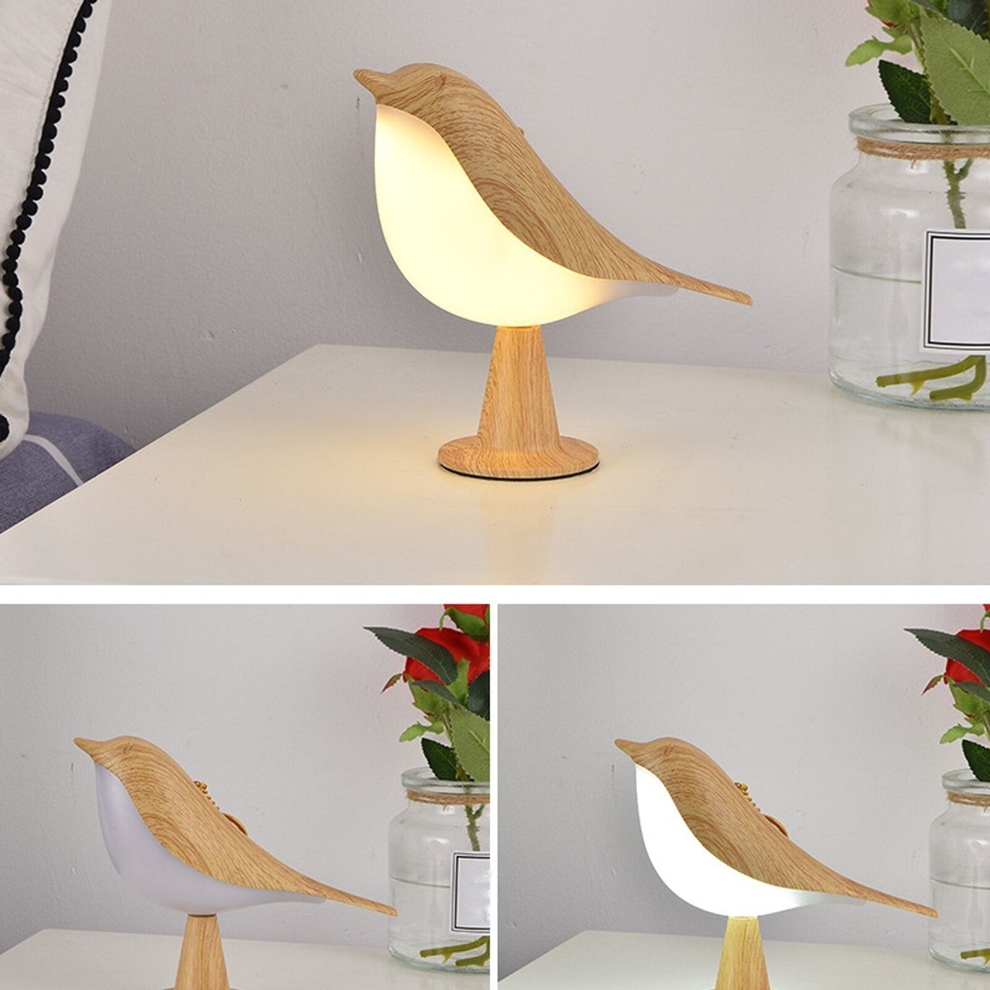 NESTORA – Elegant Bird Accent Table Lamp