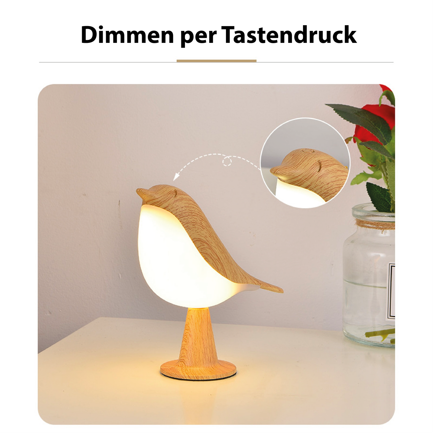 NESTORA – Elegant Bird Accent Table Lamp