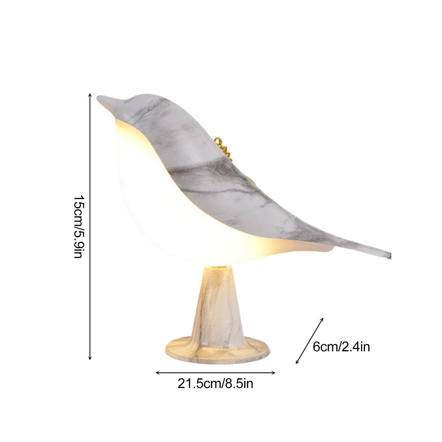 NESTORA – Elegant Bird Accent Table Lamp
