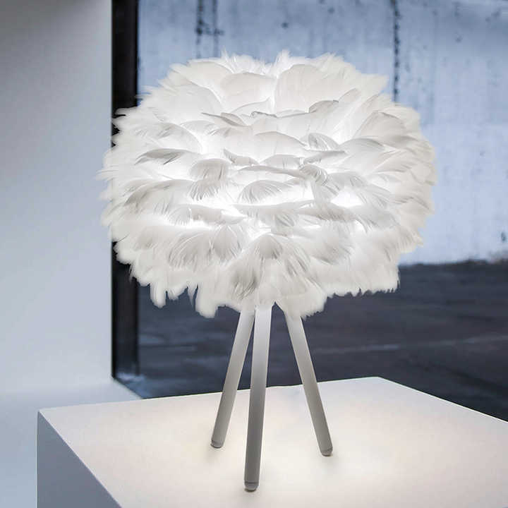FEATHIQUE - Decorative Feather Table Lamp
