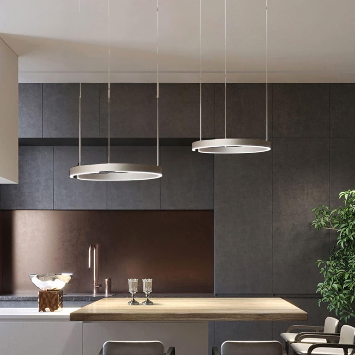 NORDIQUE – Minimalist LED Ring Ceiling Light