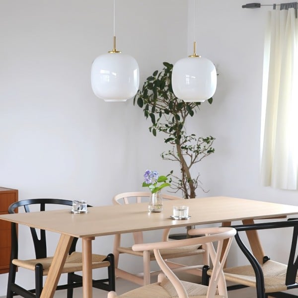 NORDIVA – Scandinavian Minimalist Opal Pendant Light