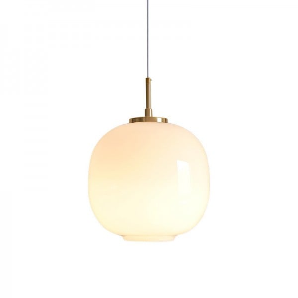NORDIVA – Scandinavian Minimalist Opal Pendant Light