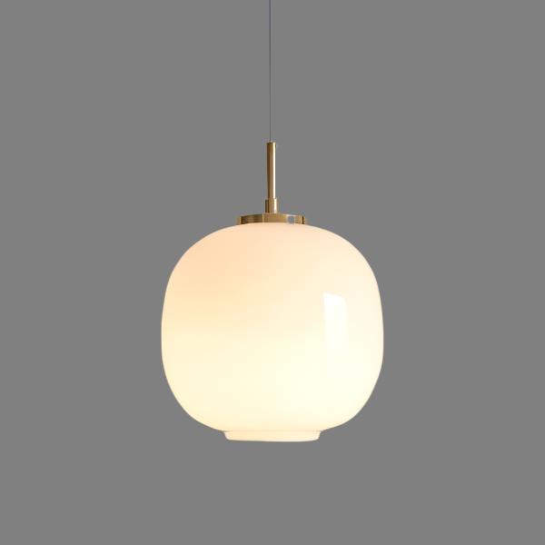 NORDIVA – Scandinavian Minimalist Opal Pendant Light