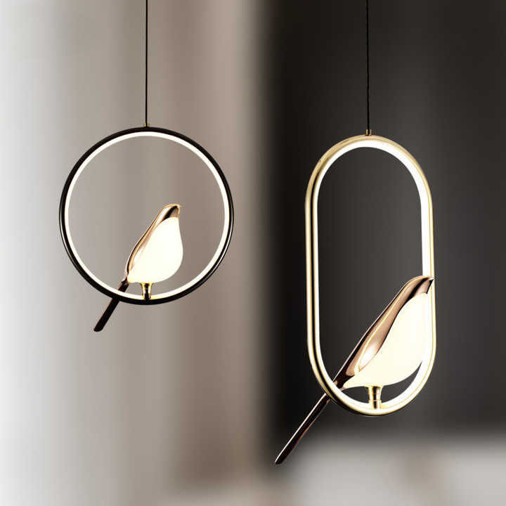NUBLITE - Luxury Golden Bird Pendant Light
