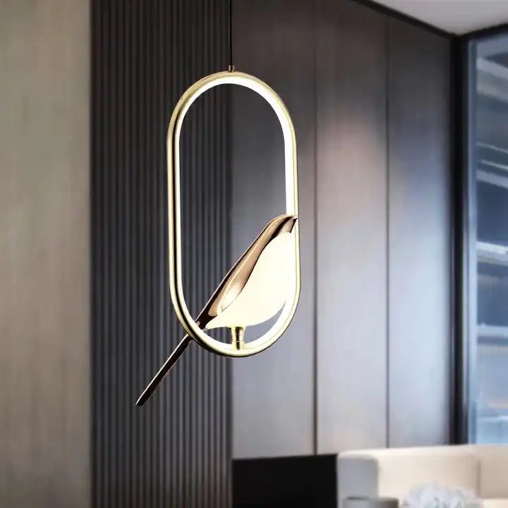 NUBLITE - Luxury Golden Bird Pendant Light