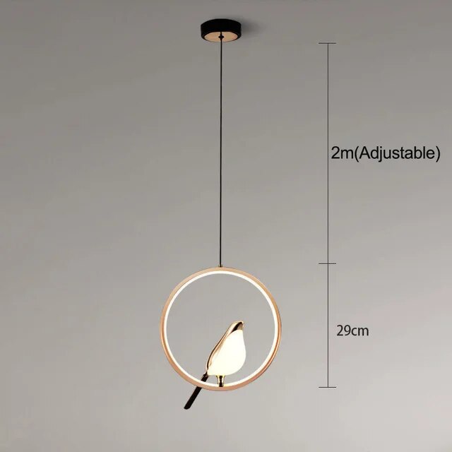 NUBLITE - Luxury Golden Bird Pendant Light